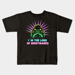 Vibrant Nightmare: Unleash the Colorful Lord of Nightmares Kids T-Shirt